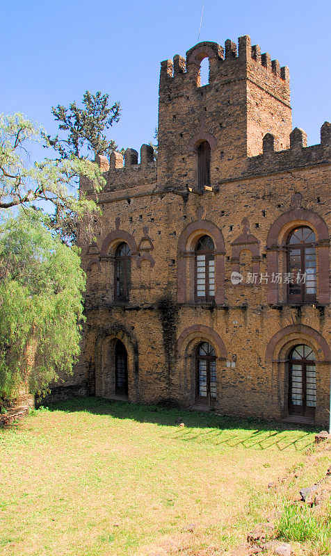 Gondar，埃塞俄比亚，Fasil Ghebbi, Mentewab Castle, UNESCO World He